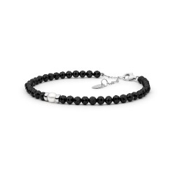 Bratara cu perla naturala, spinel si argint DiAmanti 224-105B-G (Argint 925‰ 0,8 g.)